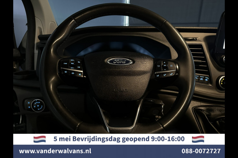Ford Transit Custom 2.0 TDCI 131pk L2H1 Euro6 Airco | LED | Apple Carplay | Android Auto | Cruisecontrol Parkeersensoren, Verwarmde voorruit, Bijrijdersbank, 2800kg trekvermogen
