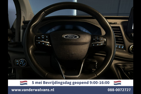 Ford Transit Custom 2.0 TDCI 131pk L2H1 Euro6 Airco | LED | Apple Carplay | Android Auto | Cruisecontrol Parkeersensoren, Verwarmde voorruit, Bijrijdersbank, 2800kg trekvermogen