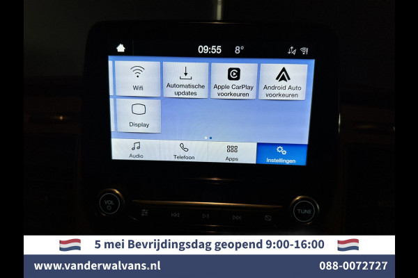 Ford Transit Custom 2.0 TDCI 131pk L2H1 Euro6 Airco | LED | Apple Carplay | Android Auto | Cruisecontrol Parkeersensoren, Verwarmde voorruit, Bijrijdersbank, 2800kg trekvermogen