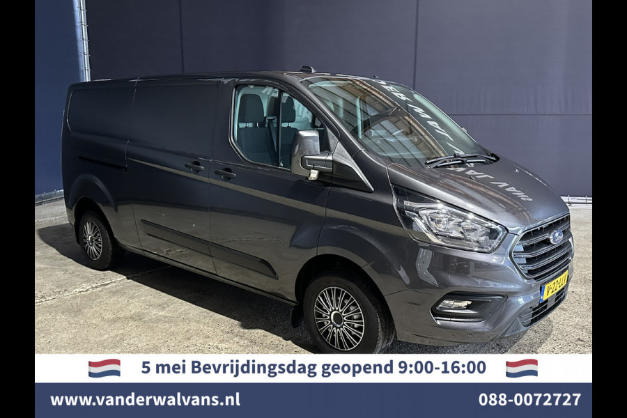 Ford Transit Custom 2.0 TDCI 131pk L2H1 Euro6 Airco | LED | Apple Carplay | Android Auto | Cruisecontrol Parkeersensoren, Verwarmde voorruit, Bijrijdersbank, 2800kg trekvermogen