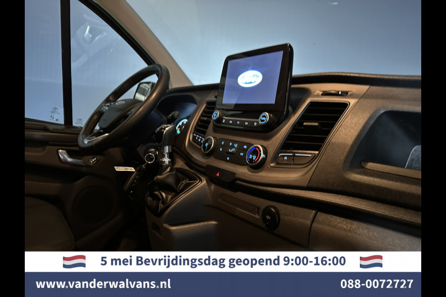 Ford Transit Custom 2.0 TDCI 131pk L2H1 Euro6 Airco | LED | Apple Carplay | Android Auto | Cruisecontrol Parkeersensoren, Verwarmde voorruit, Bijrijdersbank, 2800kg trekvermogen