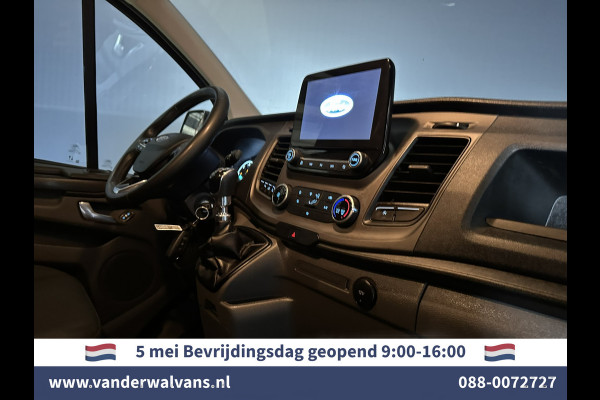 Ford Transit Custom 2.0 TDCI 131pk L2H1 Euro6 Airco | LED | Apple Carplay | Android Auto | Cruisecontrol Parkeersensoren, Verwarmde voorruit, Bijrijdersbank, 2800kg trekvermogen