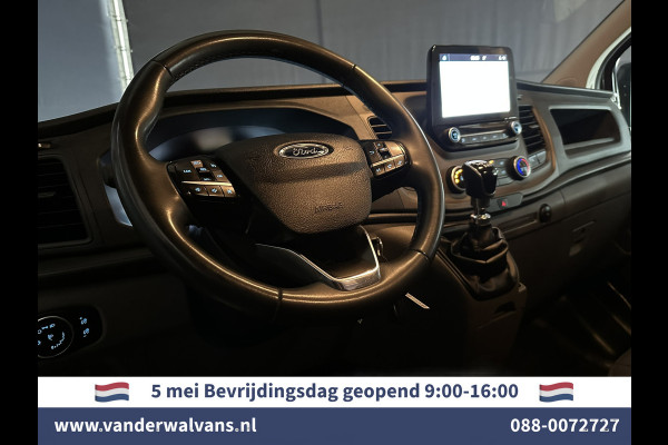 Ford Transit Custom 2.0 TDCI 131pk L2H1 Euro6 Airco | LED | Apple Carplay | Android Auto | Cruisecontrol Parkeersensoren, Verwarmde voorruit, Bijrijdersbank, 2800kg trekvermogen