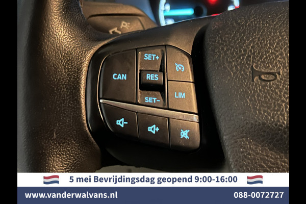 Ford Transit 2.0 TDCI 131pk L3H2 Dubbele Cabine Euro6 Airco | 6-Zits | LED | 2500kg Trekhaak Cruisecontrol, Verwarmde voorruit, Parkeersensoren