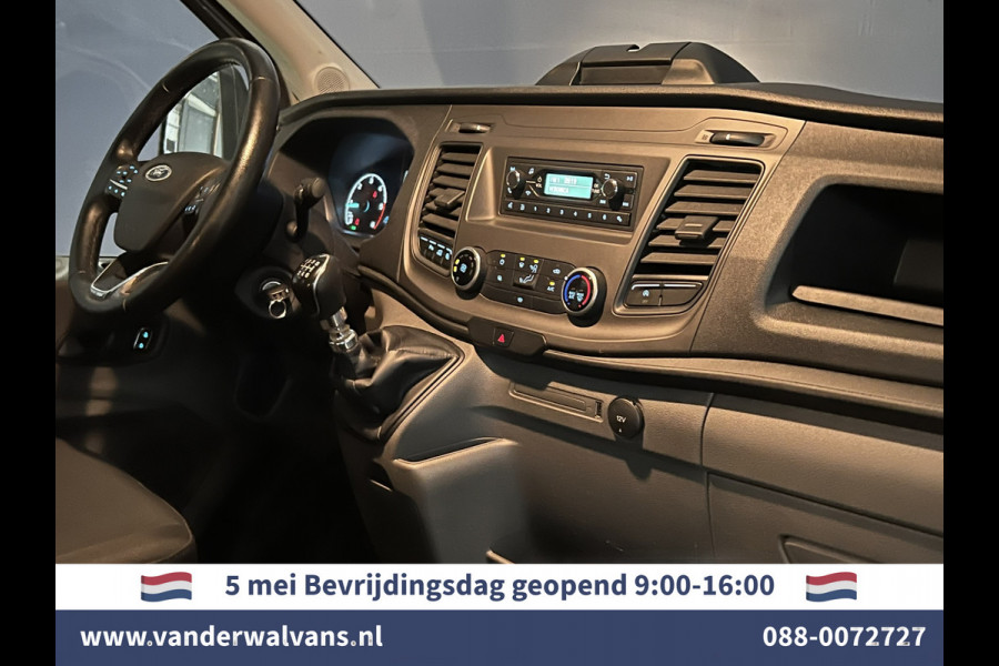 Ford Transit 2.0 TDCI 131pk L3H2 Dubbele Cabine Euro6 Airco | 6-Zits | LED | 2500kg Trekhaak Cruisecontrol, Verwarmde voorruit, Parkeersensoren