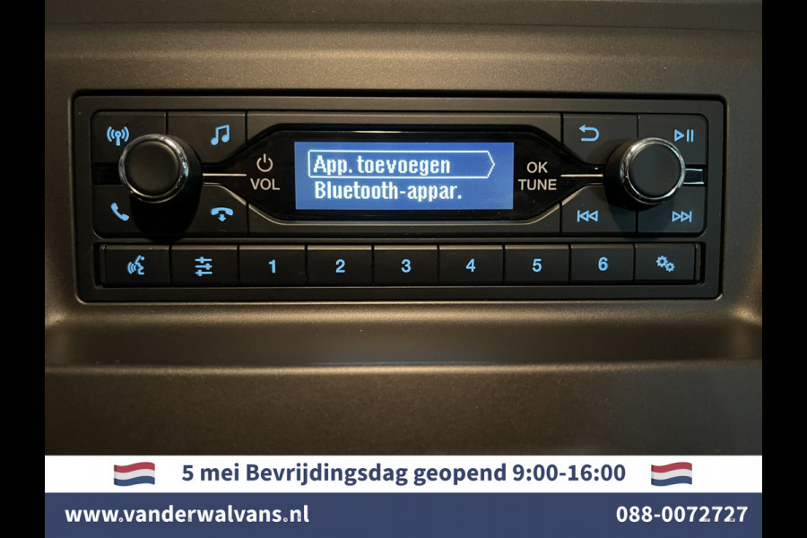 Ford Transit 2.0 TDCI 131pk L3H2 Dubbele Cabine Euro6 Airco | 6-Zits | LED | 2500kg Trekhaak Cruisecontrol, Verwarmde voorruit, Parkeersensoren