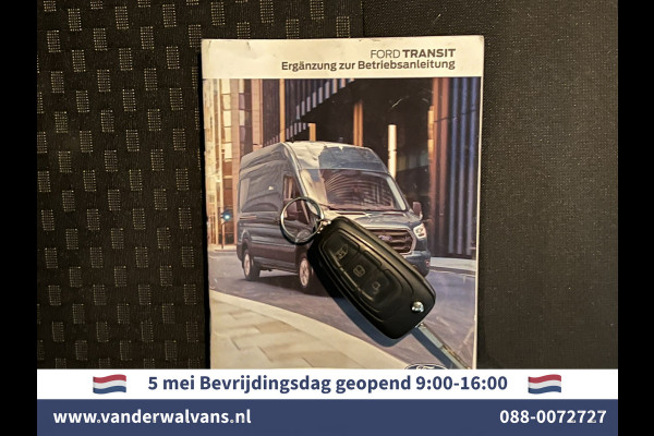 Ford Transit 2.0 TDCI 131pk L3H2 Dubbele Cabine Euro6 Airco | 6-Zits | LED | 2500kg Trekhaak Cruisecontrol, Verwarmde voorruit, Parkeersensoren