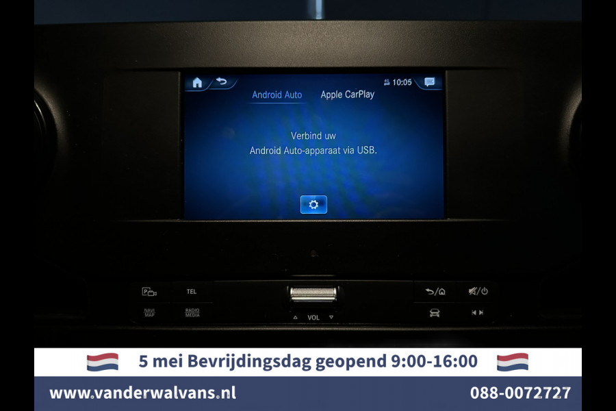Mercedes-Benz Sprinter 215 CDI 150pk 9G-Tronic Automaat L2H2 Euro6 Airco | Camera | Navigatie | Adaptieve Cruisecontrol | Apple Carplay Android Auto, Parkeersensoren, Bijrijdersbank