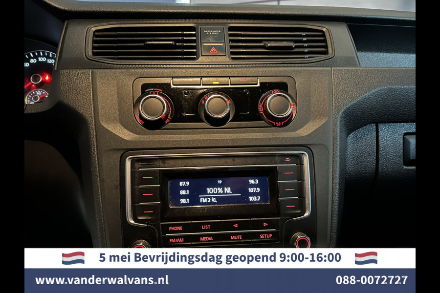 Volkswagen Caddy 2.0 TDI 102pk L2H1 Maxi Euro6 Airco | Cruisecontrol | 1500kg Trekhaak Zijdeur