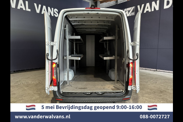 Mercedes-Benz Sprinter 311 CDI Automaat L3H2 *Post NL inrichting* Euro6 Airco | Camera | Apple Carplay | Android Auto Cruisecontrol, sidebars, 270 graden achterdeuren, schappen, doorloopdeur