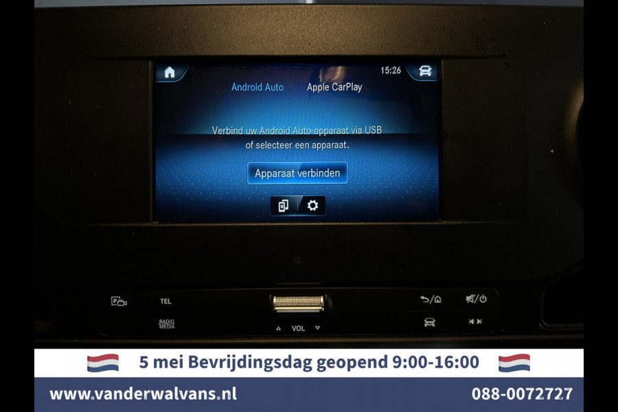 Mercedes-Benz Sprinter 311 CDI Automaat L3H2 *Post NL inrichting* Euro6 Airco | Camera | Apple Carplay | Android Auto Cruisecontrol, sidebars, 270 graden achterdeuren, schappen, doorloopdeur