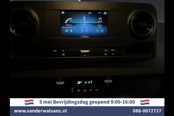 Mercedes-Benz Sprinter 311 CDI Automaat L3H2 *Post NL inrichting* Euro6 Airco | Camera | Apple Carplay | Android Auto Cruisecontrol, sidebars, 270 graden achterdeuren, schappen, doorloopdeur