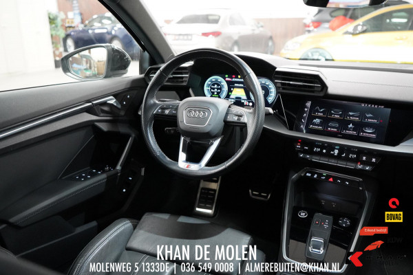 Audi A3 Sportback 40 TFSI e 3x S-line Elektr. S-stoelen|Dodehoek|Leder|AllSeasonNieuw|B&O
