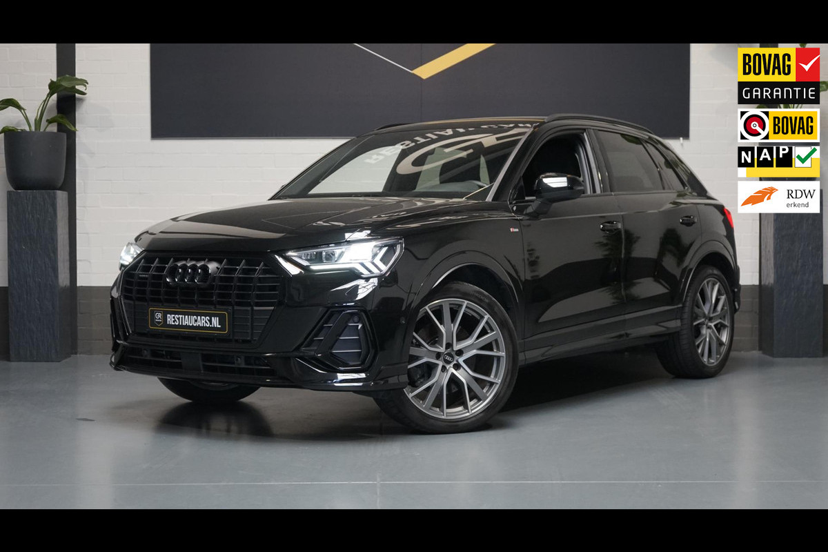 Audi Q3 45 TFSI Quattro 3x S-Line BLACK OPTIK AUTOMAAT-CAMERA-DRIVE SELECT-ELEKTR STOELEN-MATRIX-NAVIGATIE-STANDKACHEL-TREKHAAK Audi Q3 45 TFSI Quattro 3x S-Line BLACK OPTIK AUTOMAAT-CAMERA-DRIVE SELECT-ELEKTR STOELEN-MATRIX-NAVIGATIE-STANDKACHEL-TREKHAAK