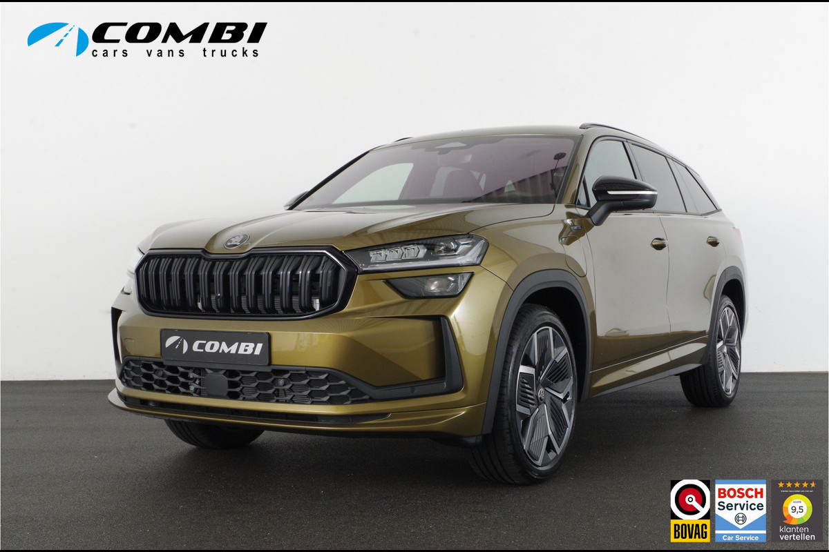 Škoda Kodiaq 1.5 TSI PHEV Sportline Business > Trekhaak | 20 inch | Winter-pakket | Bronx Gold Metallic Lease ook mogelijk! Škoda Kodiaq 1.5 TSI PHEV Sportline Business > Trekhaak | 20 inch | Winter-pakket | Bronx Gold Metallic Lease ook mogelijk!