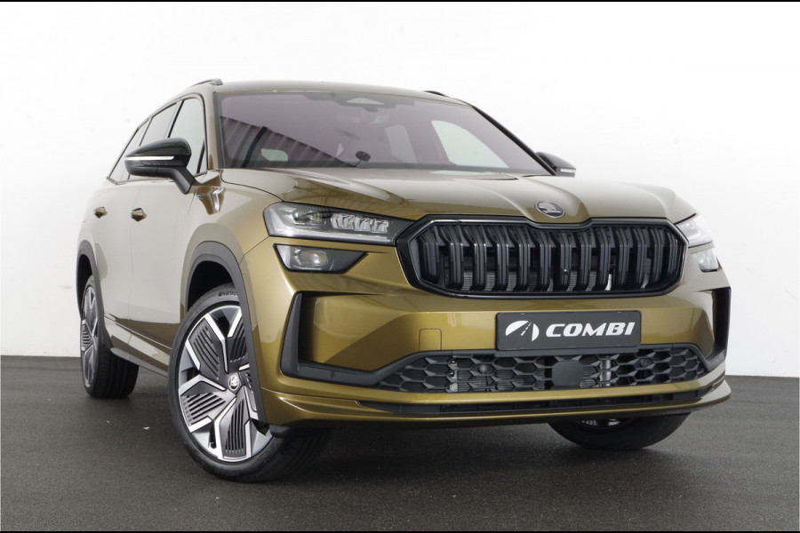 Škoda Kodiaq 1.5 TSI PHEV Sportline Business > Trekhaak | 20 inch | Winter-pakket | Bronx Gold Metallic Lease ook mogelijk!