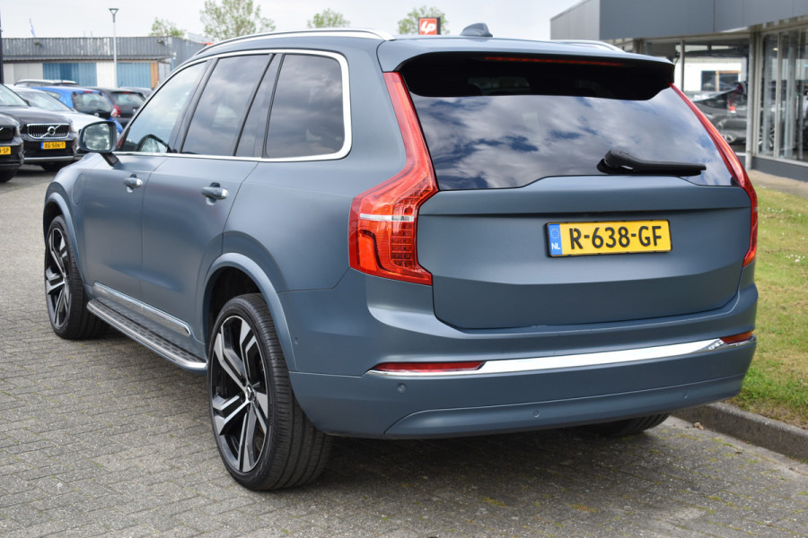 Volvo XC90 T8 455PK Recharge AWD Ultimate Bright | Luchtvering | B&W | Massage | Trekhaak | Stoelkoeling | HUD