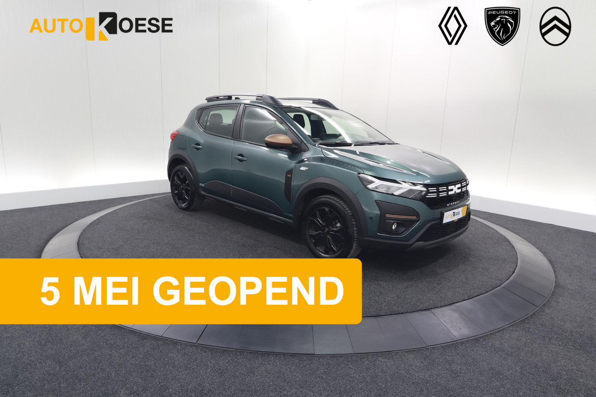 Dacia SANDERO Stepway TCe 90 Extreme | Camera | Dodehoekdetectie | Navigatie | Apple Carplay Dacia SANDERO Stepway TCe 90 Extreme | Camera | Dodehoekdetectie | Navigatie | Apple Carplay