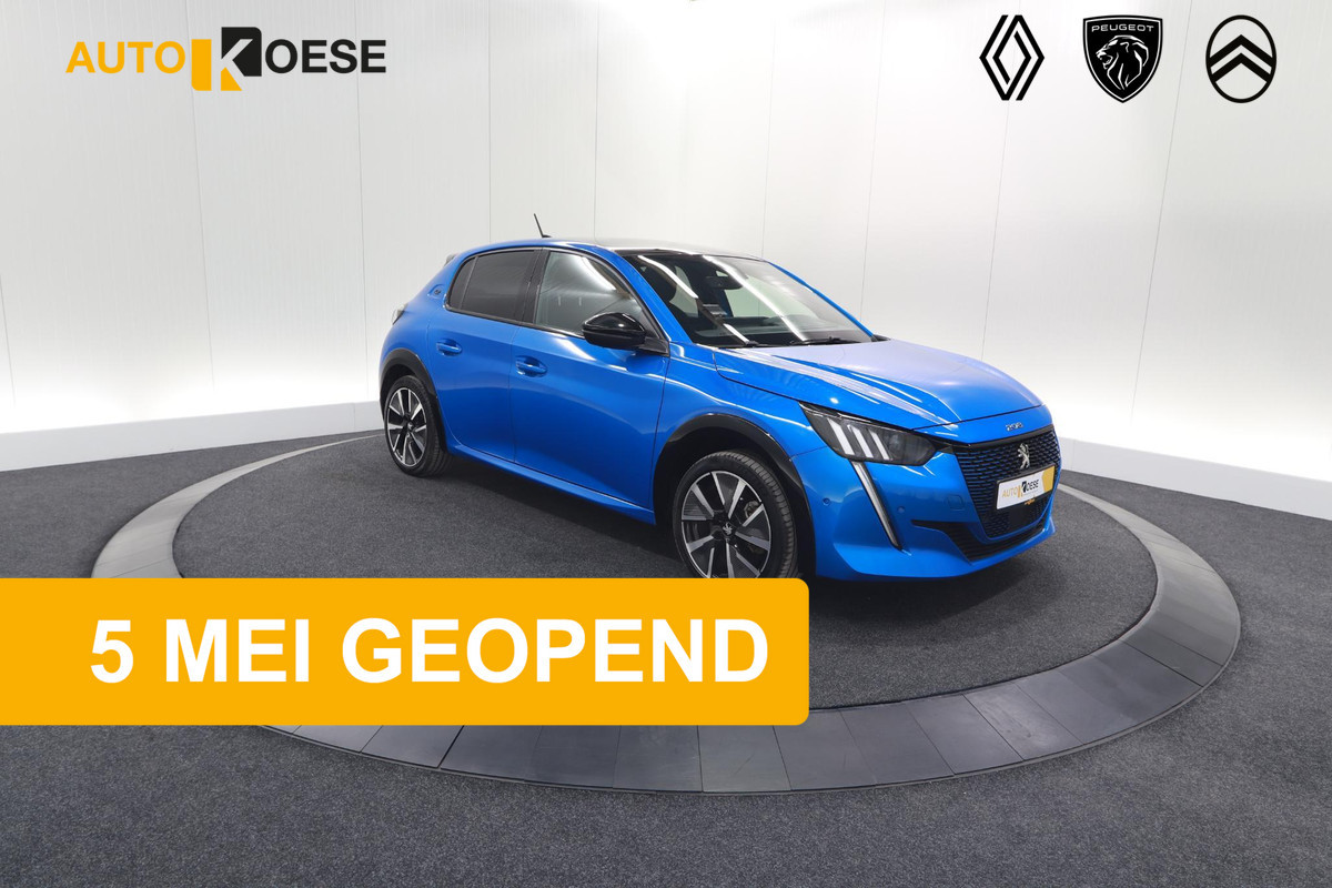 Peugeot e-208 EV GT Pack 50 kWh | 3 Fase | Camera | Panoramadak | Dodehoekdetectie | Apple Carplay Peugeot e-208 EV GT Pack 50 kWh | 3 Fase | Camera | Panoramadak | Dodehoekdetectie | Apple Carplay