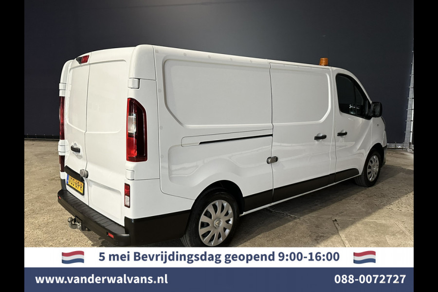 Renault Trafic 2.0 dCi 120pk L2H1 inrichting Euro6 Airco | Navigatie | LED | Camera | Cruisecontrol | Trekhaak Parkeersensoren, Bijrijdersbank