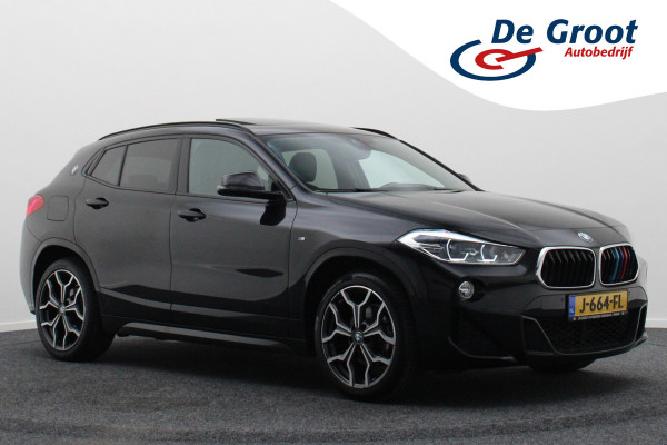 BMW X2 sDrive18i High Executive M Sport Automaat Leer, Panoramadak, LED, Camera, DAB, Afn. Trekhaak, 19"