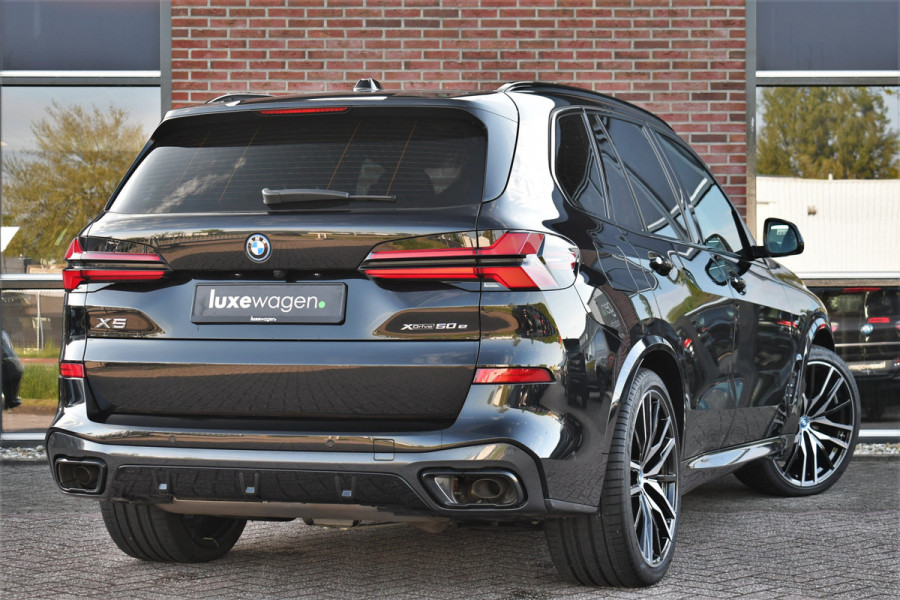 BMW X5 xDrive50e M-Sport Pro Pano B&W Trekh Alc-hemel 360 ACC Comf-zetel Soft-cl BTW-AUTO!