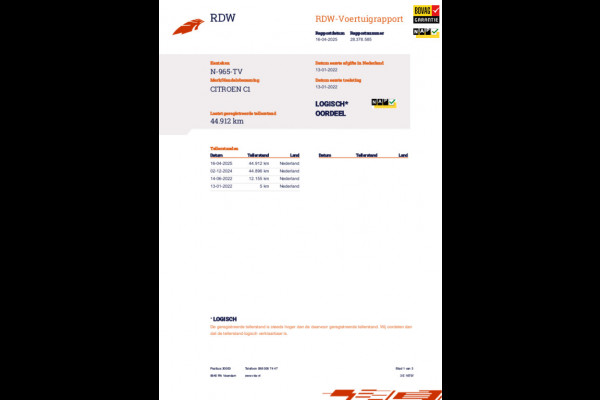 Citroën C1 1.0 VTi Feel | Airco, Speed Limiter, El. Ramen, Bluetooth, | Dealeronderhouden | NAP |