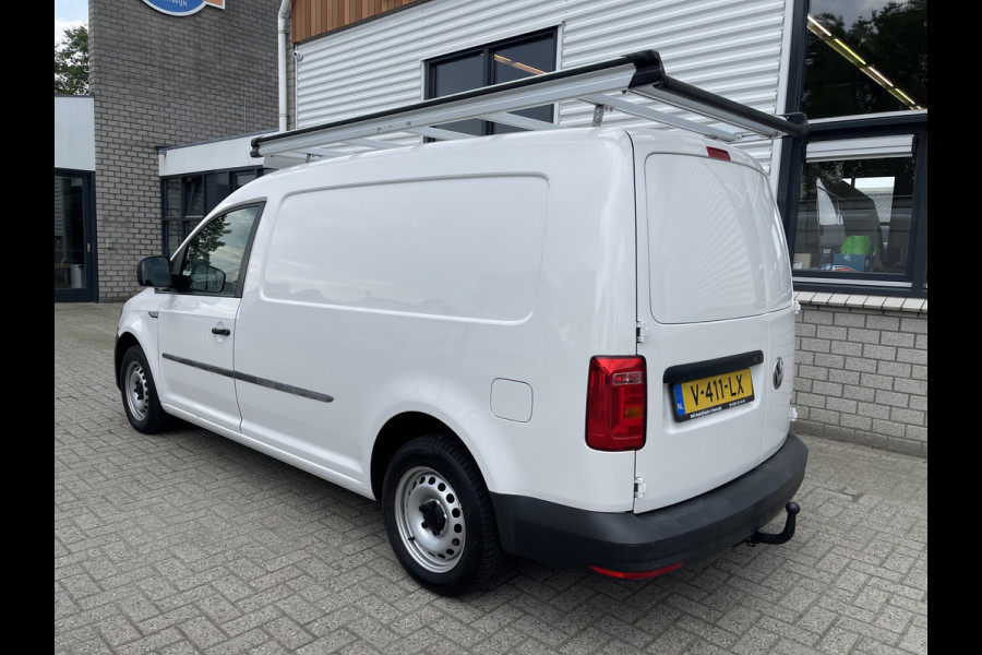 Volkswagen Caddy 2.0 TDI L2H1 BMT Maxi Comfortline / vaste prijs rijklaar € 13.450 ex btw / euro 6 / bpm vrij / lease vanaf € 227 / airco / cruise / trekhaak / imperial / ingerichte laadruimte !