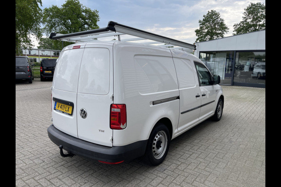 Volkswagen Caddy 2.0 TDI L2H1 BMT Maxi Comfortline / vaste prijs rijklaar € 13.450 ex btw / euro 6 / bpm vrij / lease vanaf € 227 / airco / cruise / trekhaak / imperial / ingerichte laadruimte !