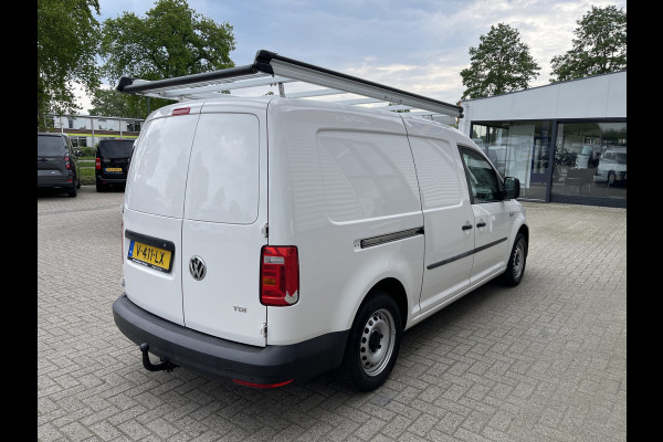 Volkswagen Caddy 2.0 TDI L2H1 BMT Maxi Comfortline / vaste prijs rijklaar € 13.450 ex btw / euro 6 / bpm vrij / lease vanaf € 227 / airco / cruise / trekhaak / imperial / ingerichte laadruimte !