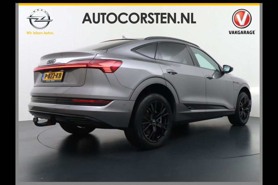 Audi e-tron Sportback 55 Quattro 408pk 95kWh Luchtvering Adaptive-Cruise Apple Carplay Android Trekhaak Elektr.Sport-Stoel+Leder/Alcantara+Verwarmd+Ge Keyless Audi sound system Lane-Assist Audi-smartphone-interface Rijstrooksensor Wifi Fase 3 Laden