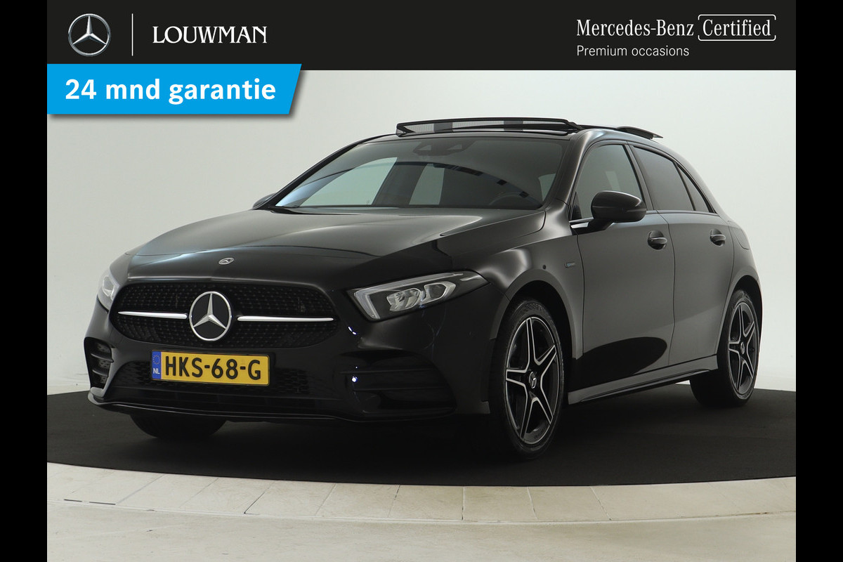 Mercedes-Benz A-Klasse 250 e AMG Plug-In Hybride | AMG Line | Night Pakket | Panorama Schuif-Kanteldak | Sfeerverlichting | Inclusief 24 maanden MB Certified garantie voor Europa. Mercedes-Benz A-Klasse 250 e AMG Plug-In Hybride | AMG Line | Night Pakket | Panorama Schuif-Kanteldak | Sfeerverlichting | Inclusief 24 maanden MB Certified garantie voor Europa.