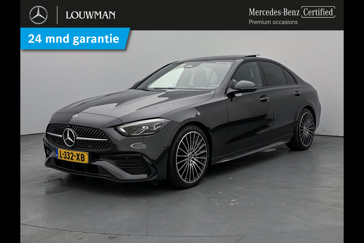 Mercedes-Benz C-Klasse 200 Launch Edition AMG Line | Multispaaks lichtmetalen velgen | Panoramadak | Navigatie | Parking support met camera achter | Inclusief 24 maanden MB Certified garantie voor Europa. Mercedes-Benz C-Klasse 200 Launch Edition AMG Line | Multispaaks lichtmetalen velgen | Panoramadak | Navigatie | Parking support met camera achter | Inclusief 24 maanden MB Certified garantie voor Europa.