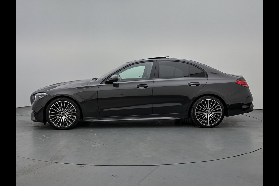 Mercedes-Benz C-Klasse 200 Launch Edition AMG Line | Multispaaks lichtmetalen velgen | Panoramadak | Navigatie | Parking support met camera achter | Inclusief 24 maanden MB Certified garantie voor Europa.