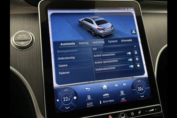 Mercedes-Benz C-Klasse 200 Launch Edition AMG Line | Multispaaks lichtmetalen velgen | Panoramadak | Navigatie | Parking support met camera achter | Inclusief 24 maanden MB Certified garantie voor Europa.