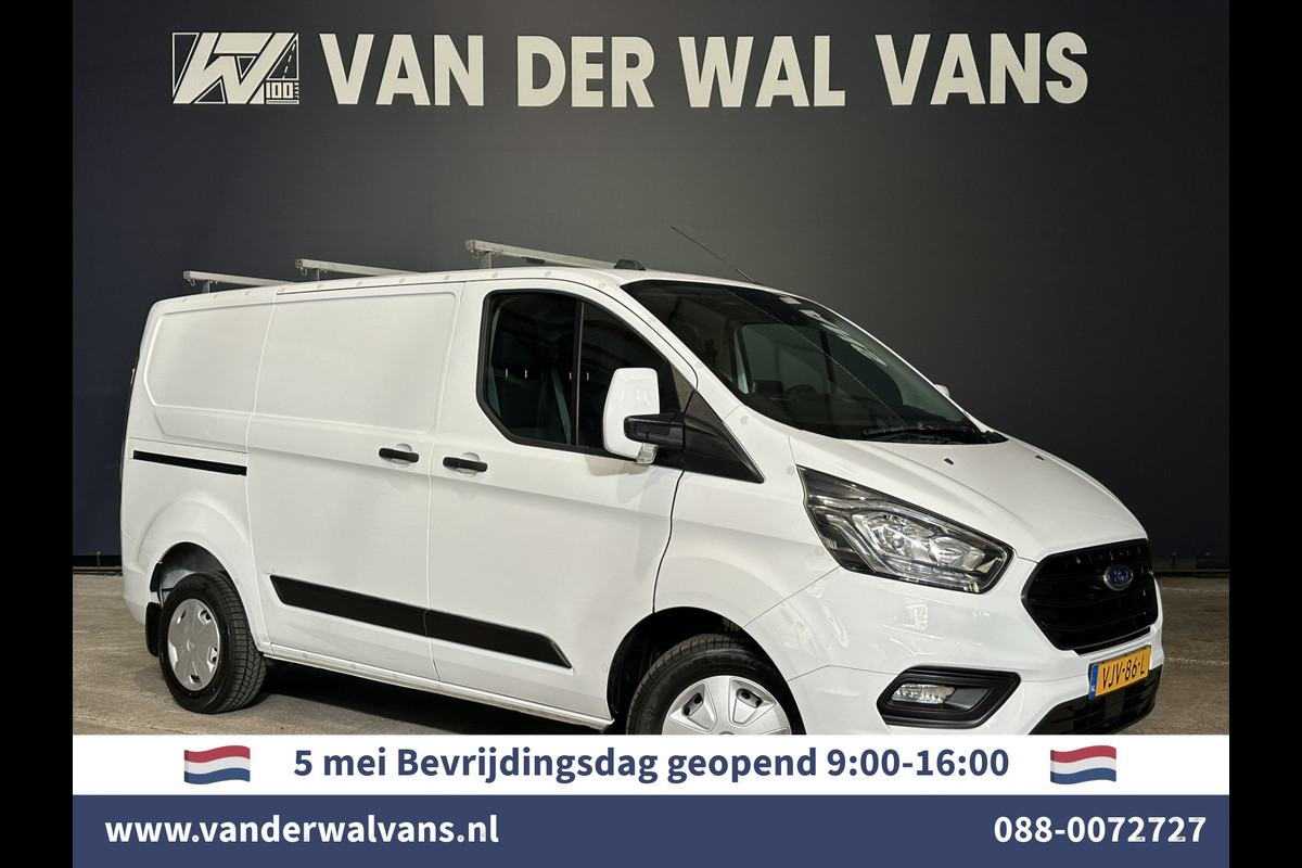 Ford Transit Custom 2.0 TDCI L1H1 Euro6 Airco | Camera | LED | Apple Carplay | Android Auto | 2500kg Trekhaak Cruisecontrol, Parkeersensoren, Verwarmde voorruit, Dakdragers, Bijrijdersbank Ford Transit Custom 2.0 TDCI L1H1 Euro6 Airco | Camera | LED | Apple Carplay | Android Auto | 2500kg Trekhaak Cruisecontrol, Parkeersensoren, Verwarmde voorruit, Dakdragers, Bijrijdersbank