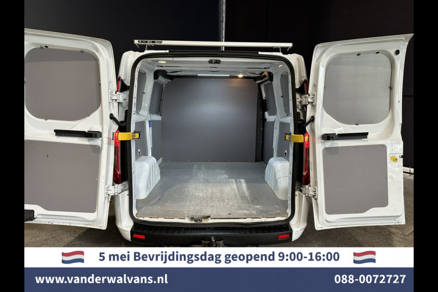 Ford Transit Custom 2.0 TDCI L1H1 Euro6 Airco | Camera | LED | Apple Carplay | Android Auto | 2500kg Trekhaak Cruisecontrol, Parkeersensoren, Verwarmde voorruit, Dakdragers, Bijrijdersbank