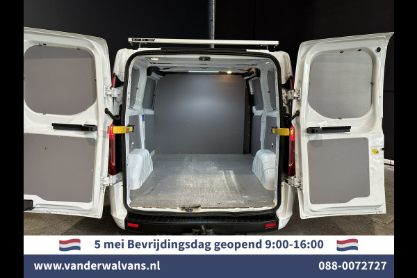 Ford Transit Custom 2.0 TDCI L1H1 Euro6 Airco | Camera | LED | Apple Carplay | Android Auto | 2500kg Trekhaak Cruisecontrol, Parkeersensoren, Verwarmde voorruit, Dakdragers, Bijrijdersbank