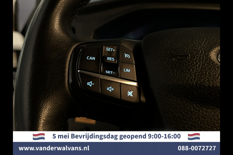 Ford Transit Custom 2.0 TDCI L1H1 Euro6 Airco | Camera | LED | Apple Carplay | Android Auto | 2500kg Trekhaak Cruisecontrol, Parkeersensoren, Verwarmde voorruit, Dakdragers, Bijrijdersbank