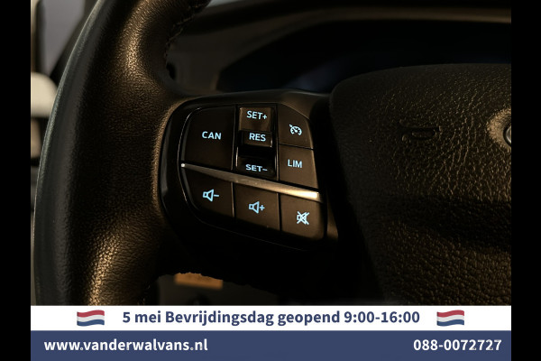 Ford Transit Custom 2.0 TDCI L1H1 Euro6 Airco | Camera | LED | Apple Carplay | Android Auto | 2500kg Trekhaak Cruisecontrol, Parkeersensoren, Verwarmde voorruit, Dakdragers, Bijrijdersbank