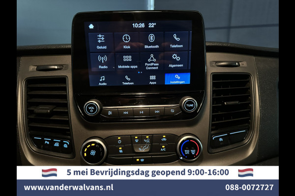 Ford Transit Custom 2.0 TDCI L1H1 Euro6 Airco | Camera | LED | Apple Carplay | Android Auto | 2500kg Trekhaak Cruisecontrol, Parkeersensoren, Verwarmde voorruit, Dakdragers, Bijrijdersbank