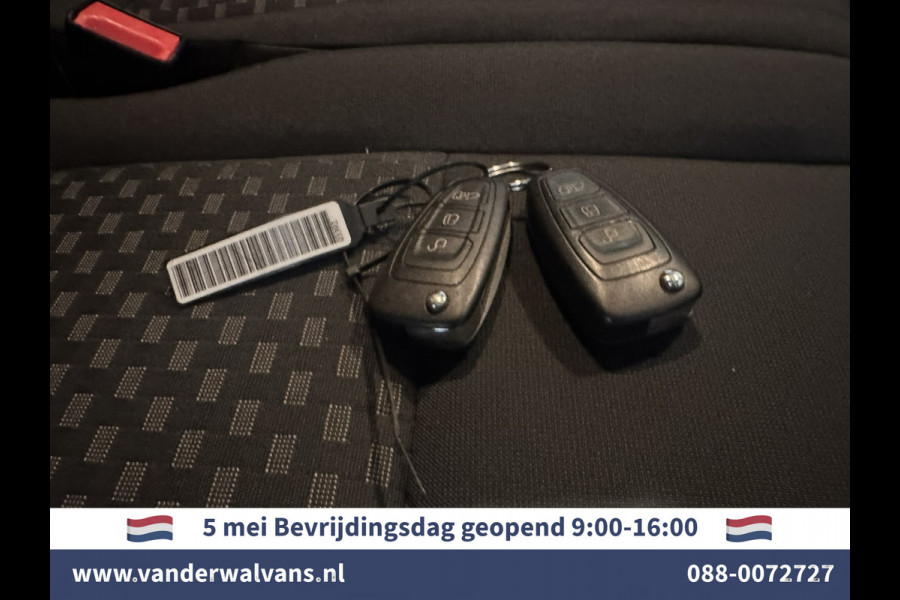 Ford Transit Custom 2.0 TDCI L1H1 Euro6 Airco | Camera | LED | Apple Carplay | Android Auto | 2500kg Trekhaak Cruisecontrol, Parkeersensoren, Verwarmde voorruit, Dakdragers, Bijrijdersbank