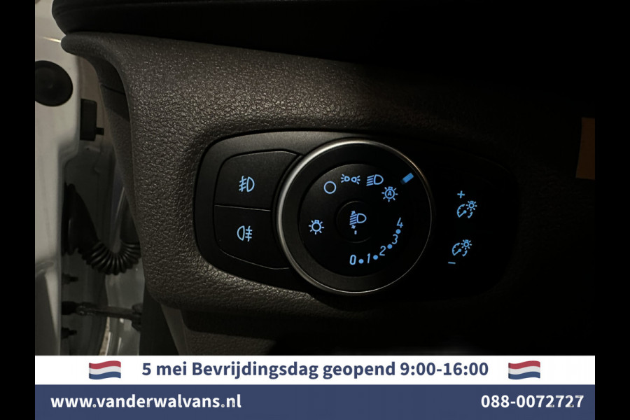 Ford Transit Custom 2.0 TDCI L1H1 Euro6 Airco | Camera | LED | Apple Carplay | Android Auto | 2500kg Trekhaak Cruisecontrol, Parkeersensoren, Verwarmde voorruit, Dakdragers, Bijrijdersbank