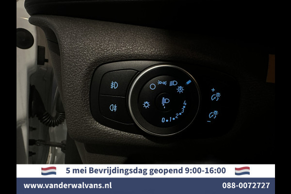 Ford Transit Custom 2.0 TDCI L1H1 Euro6 Airco | Camera | LED | Apple Carplay | Android Auto | 2500kg Trekhaak Cruisecontrol, Parkeersensoren, Verwarmde voorruit, Dakdragers, Bijrijdersbank
