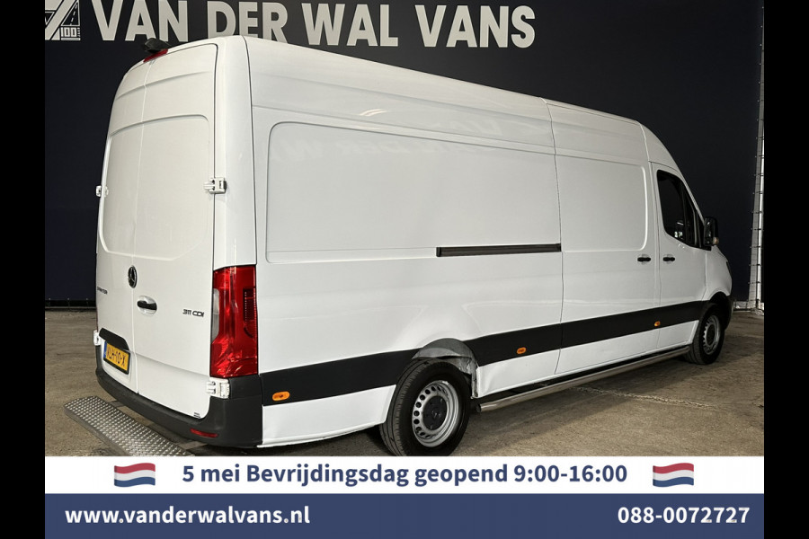 Mercedes-Benz Sprinter 311 CDI Automaat L3H2 *Post NL inrichting* Euro6 Airco | Camera | Apple Carplay | Android Auto Cruisecontrol, sidebars, 270 graden achterdeuren, schappen, doorloopdeur