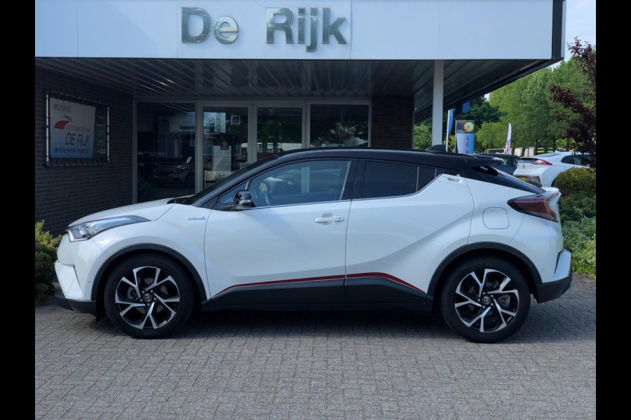 Toyota C-HR 1.8 Hybrid Bi-Tone Plus | Navi, Camera, Stoel+Stuurverw., Climate, Cruise, Trekhaak afn. | Parelmoer | NAP |