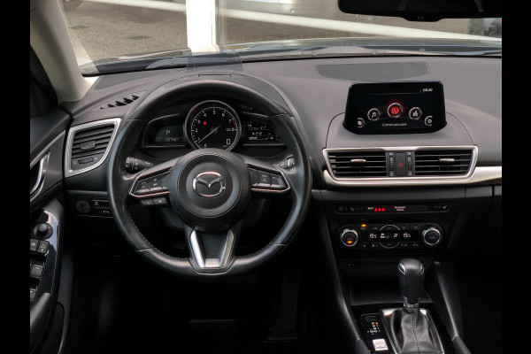 Mazda 3 2.0 SkyActiv-G 120 SkyLease GT | Head-Up, Navi, Camera, Stoel+Stuurverw., Climate | Dealeronderhouden | Eternal Blue |