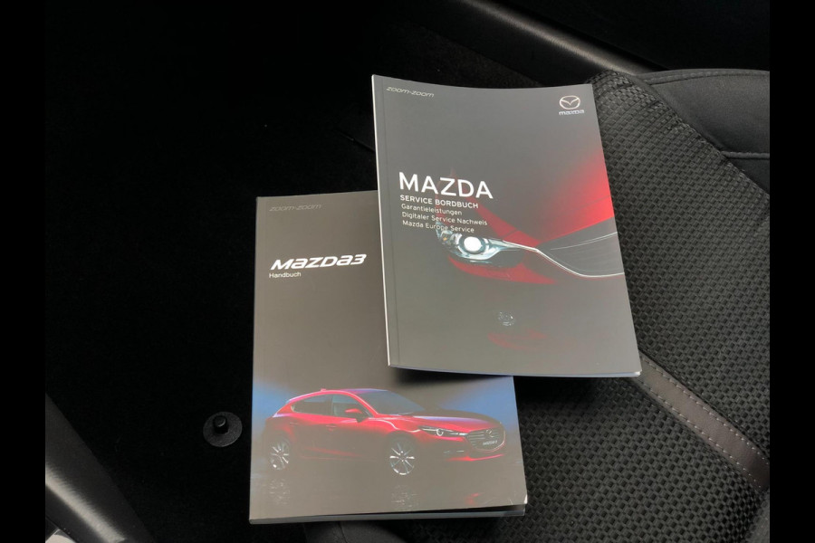 Mazda 3 2.0 SkyActiv-G 120 SkyLease GT | Head-Up, Navi, Camera, Stoel+Stuurverw., Climate | Dealeronderhouden | Eternal Blue |