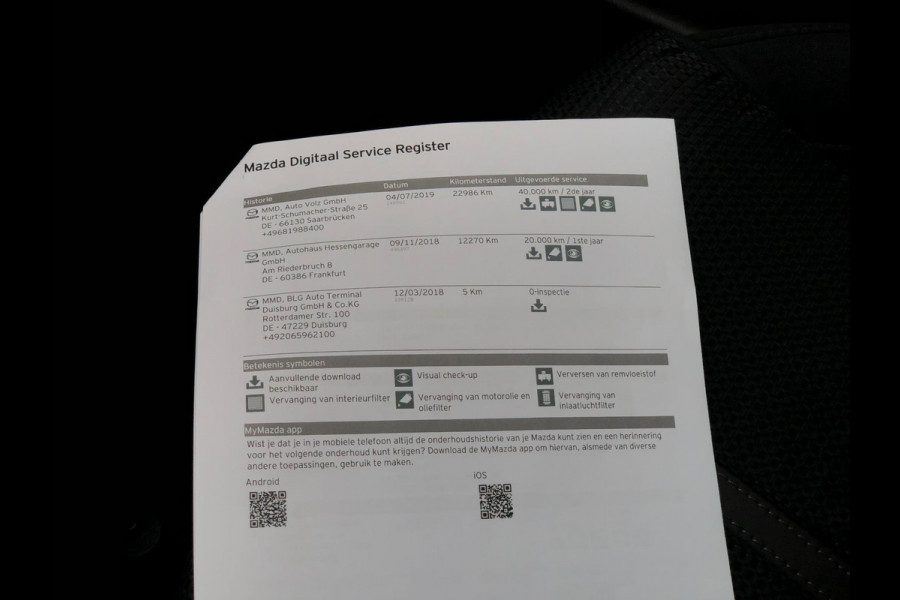 Mazda 3 2.0 SkyActiv-G 120 SkyLease GT | Head-Up, Navi, Camera, Stoel+Stuurverw., Climate | Dealeronderhouden | Eternal Blue |