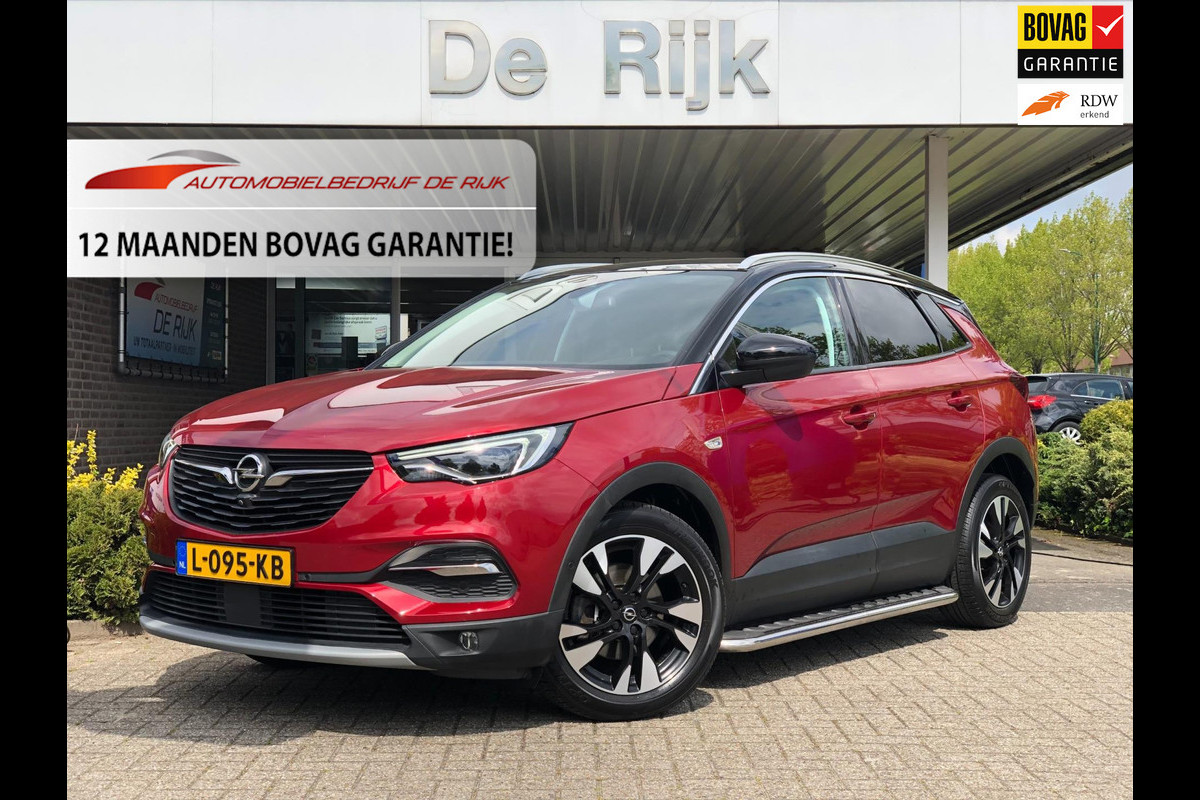 Opel Grandland X 1.2 Turbo Ultimate | Navi, 360 Camera, Stoel+Stuurverw., El. A.klep, Carplay/Android, 18'' LMV | Opel Grandland X 1.2 Turbo Ultimate | Navi, 360 Camera, Stoel+Stuurverw., El. A.klep, Carplay/Android, 18'' LMV |